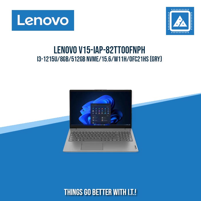 LENOVO V15-IAP-82TT00FNPH I5-1235U/8GB/512GB NVME |  BEST FOR STUDENTS AND FREELANCERS LAPTOP LENOVO V15-IAP-82TT00FNPH I5-1235U/8GB/512GB NVME |  BEST FOR STUDENTS AND FREELANCERS LAPTOP